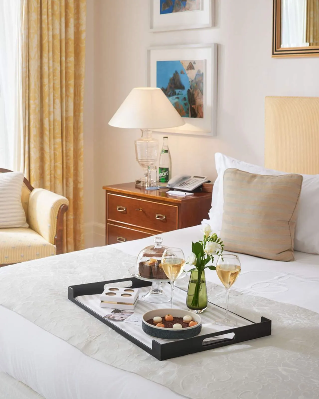 Cap Estel wedding accommodation bedroom