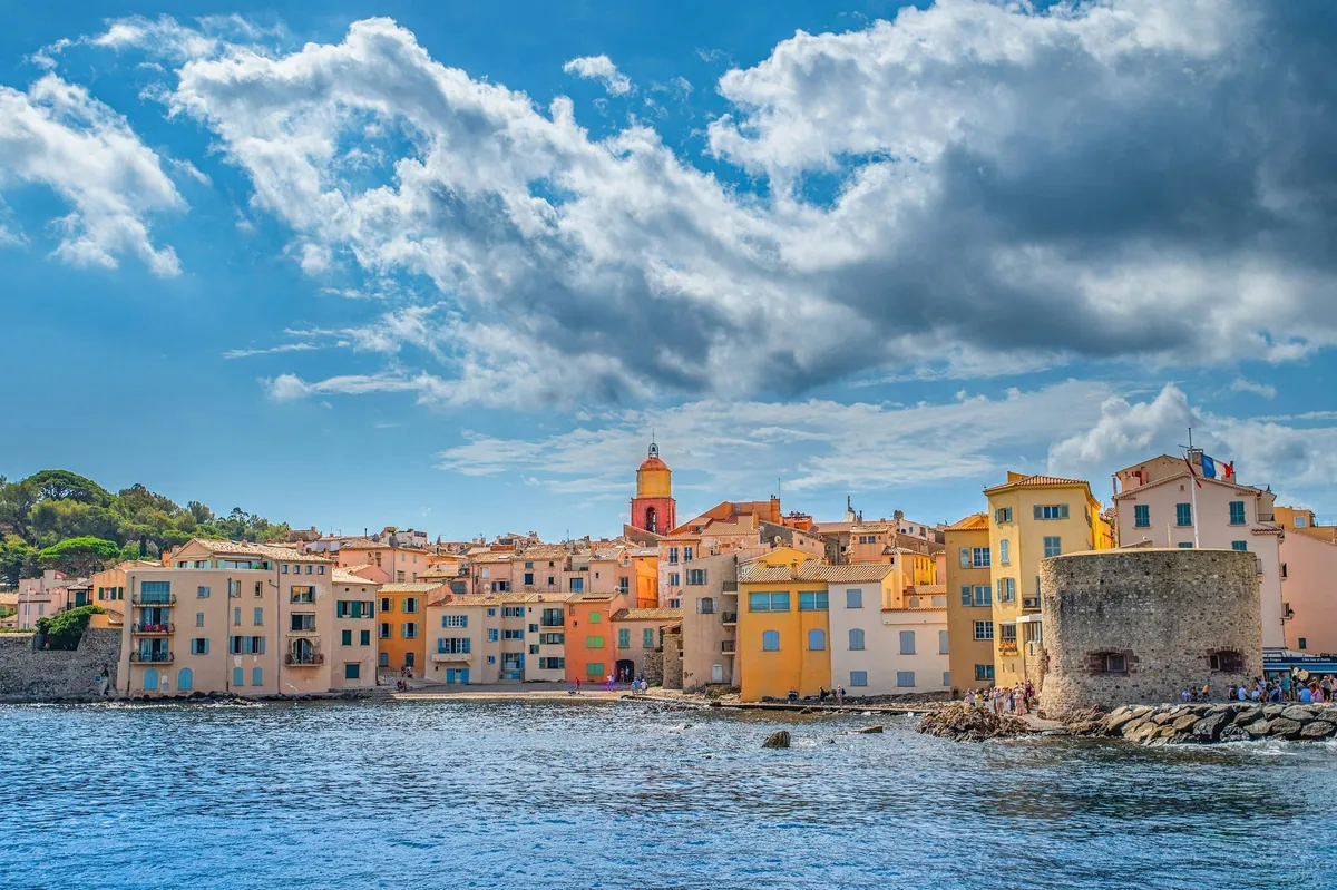 La Ponche and the old town of Saint-Tropez from the sea