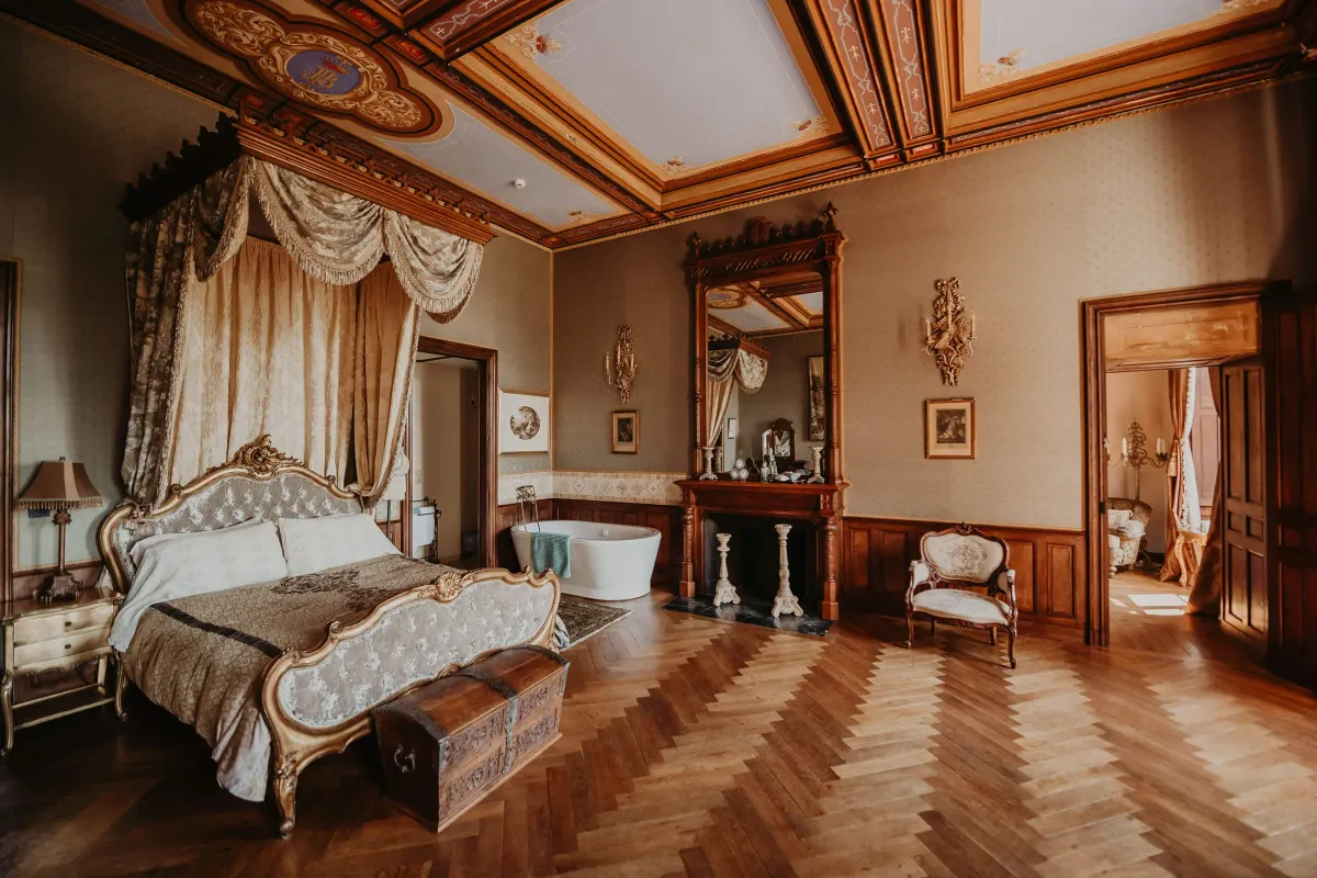 chateau challain wedding accommodation