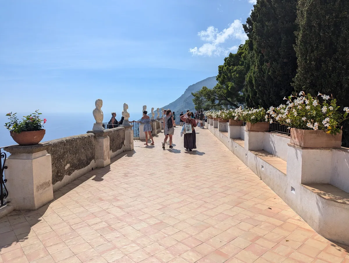 villa cimbrone terrace of infinity wedding