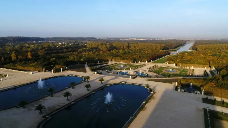 Palace of Versailles wedding cocktail on the Water Parterre