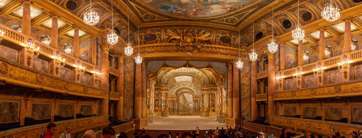 Palace of Versailles wedding venue the Royal Opera auditorium and stage