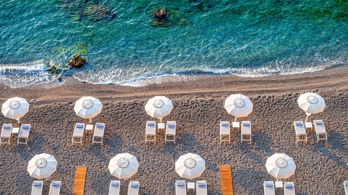 borgo santandrea private beach wedding
