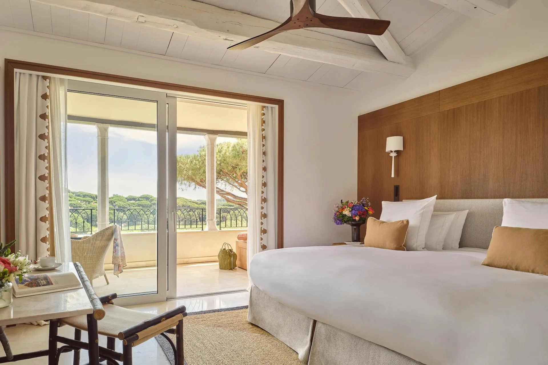 Deluxe pool room at Chateau de la Messardiere