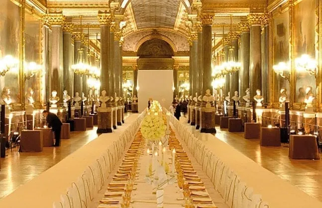 Palace of Versailles wedding venue the Gallery of Battles