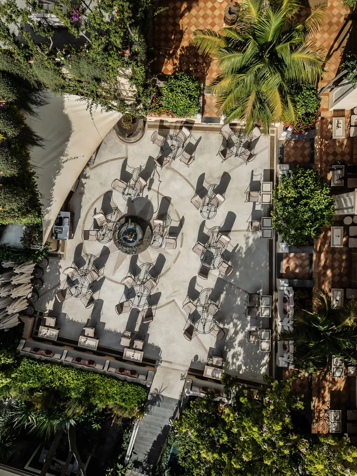 palazzo murat positano courtyard