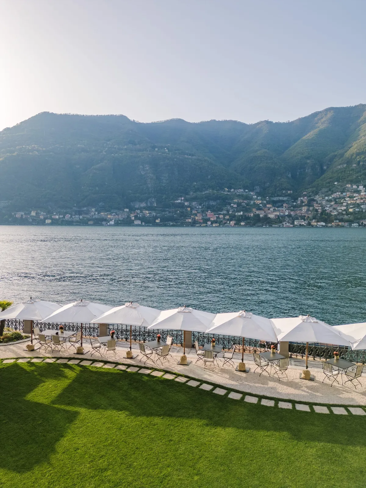 Mandarin Oriental Lake Como wedding terrace
