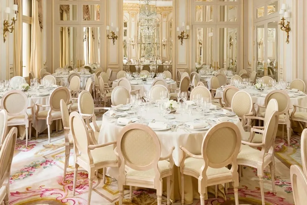 Ritz Paris wedding reception in the Salon Louis XV