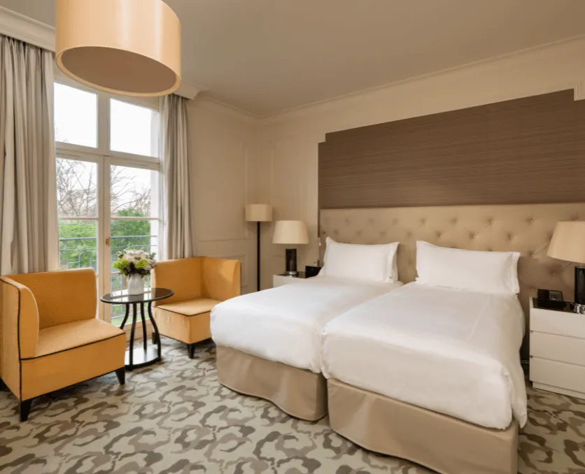 Waldorf Astoria Trianon Palace accommodation for a Versailles wedding