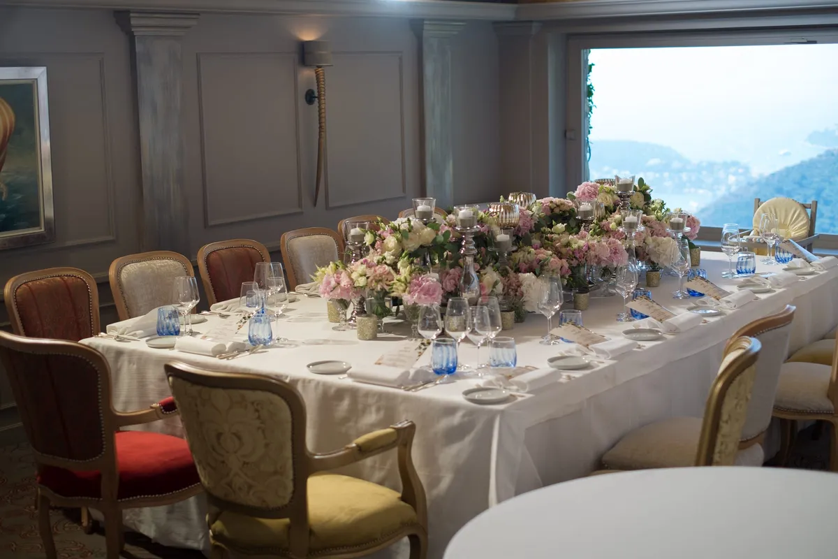 wedding at la chevre d'or