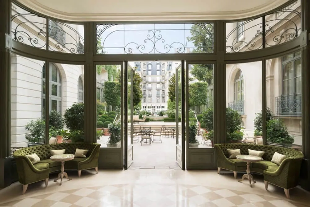 Ritz Paris wedding glazed doors of the Salon d'Ete