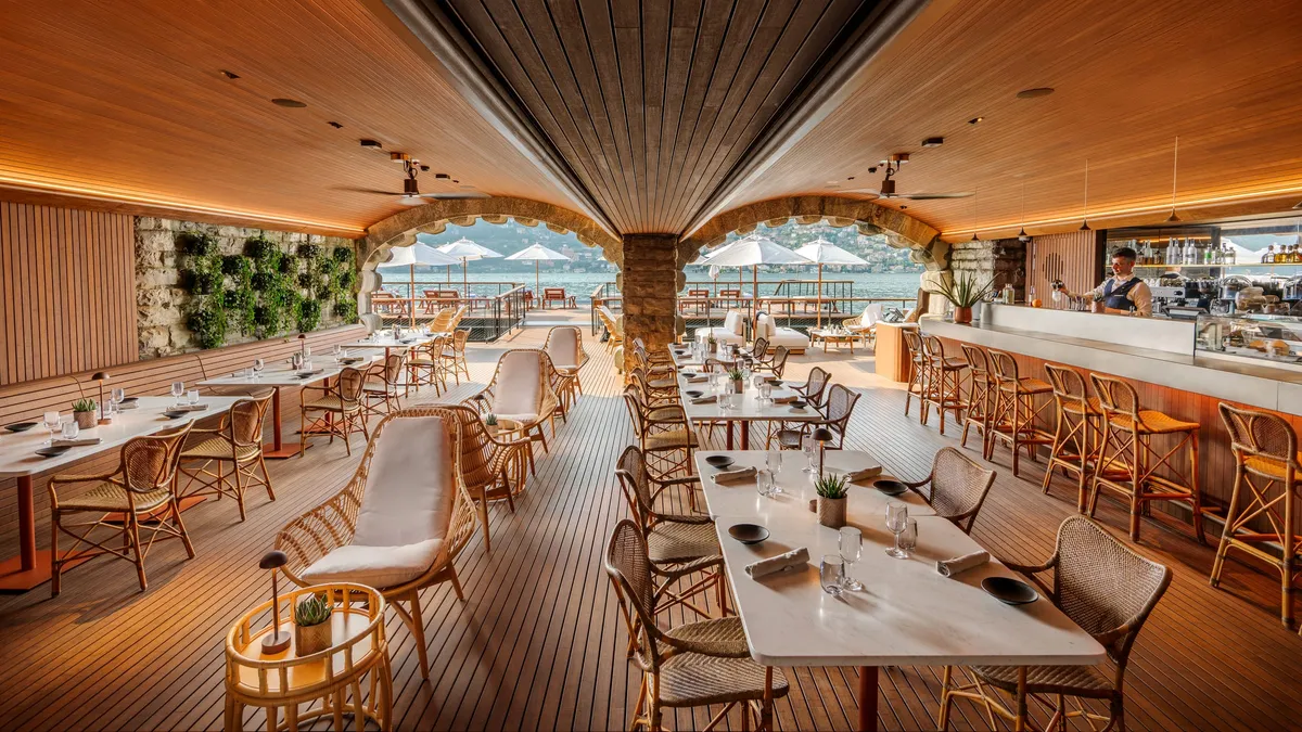 Mandarin Oriental Lake Como wedding restaurant