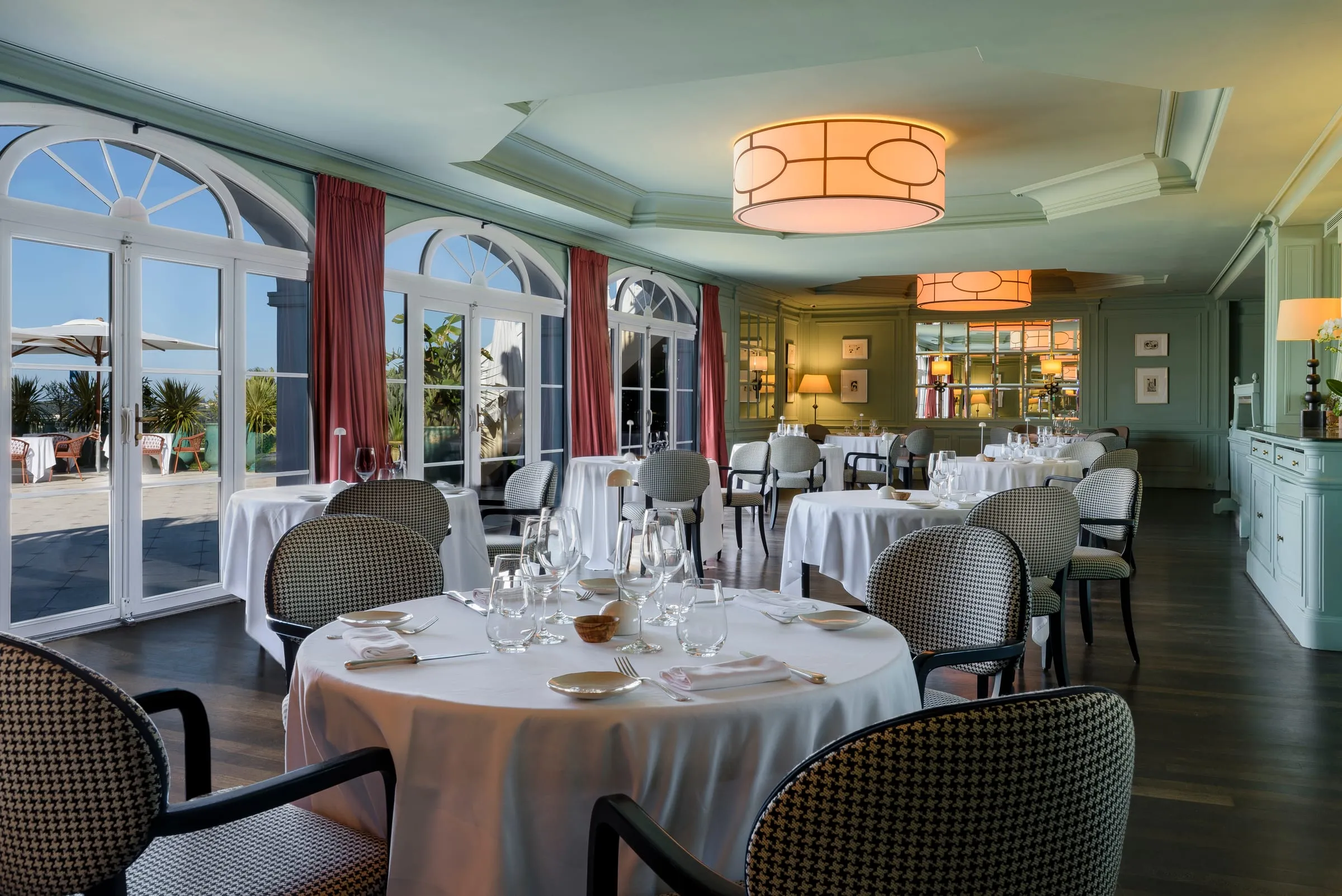 Villa Belrose wedding dinner venue Le Belrose dining room