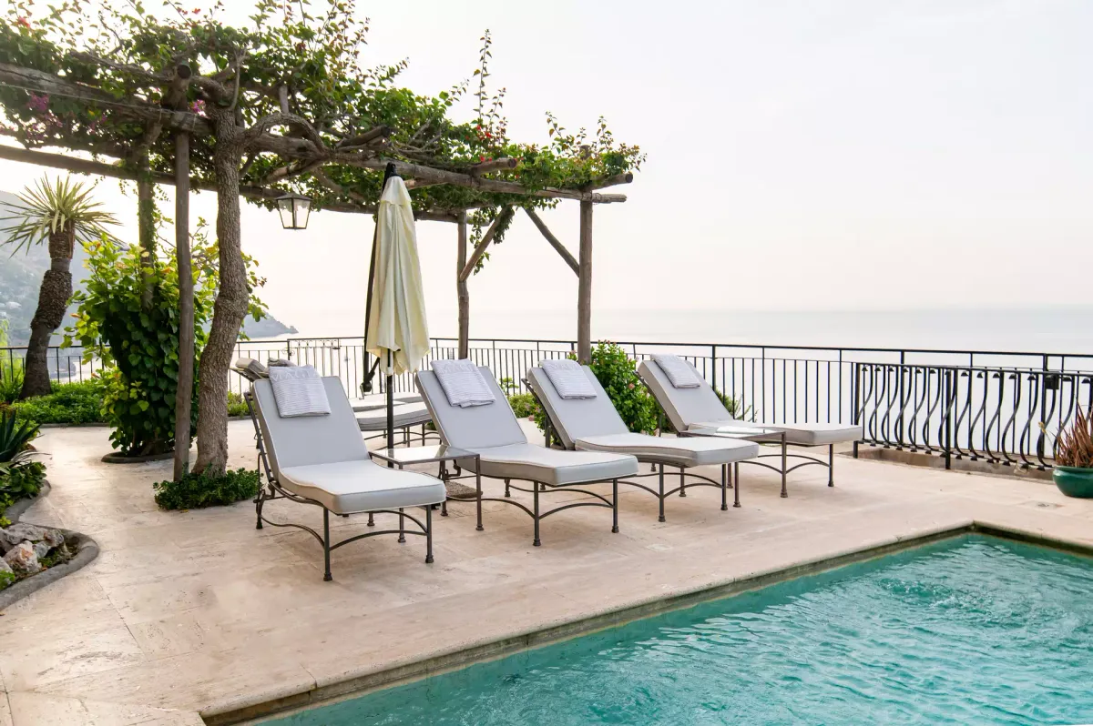 villa magia positano pool
