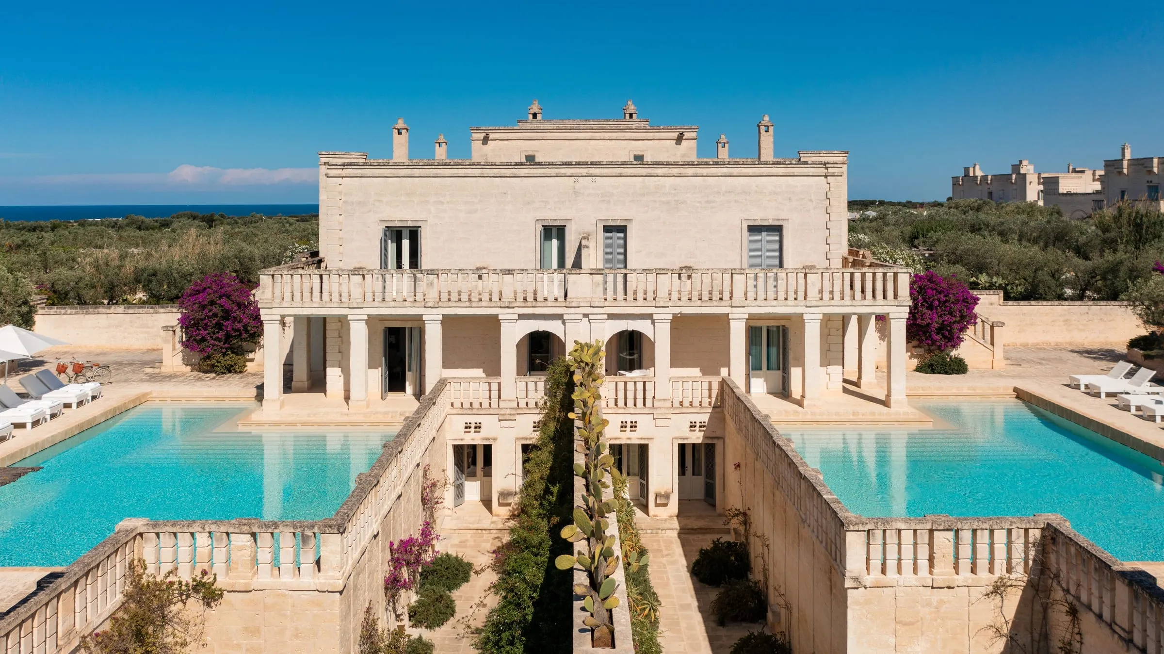 Borgo Egnazia wedding villa accommodation and pools