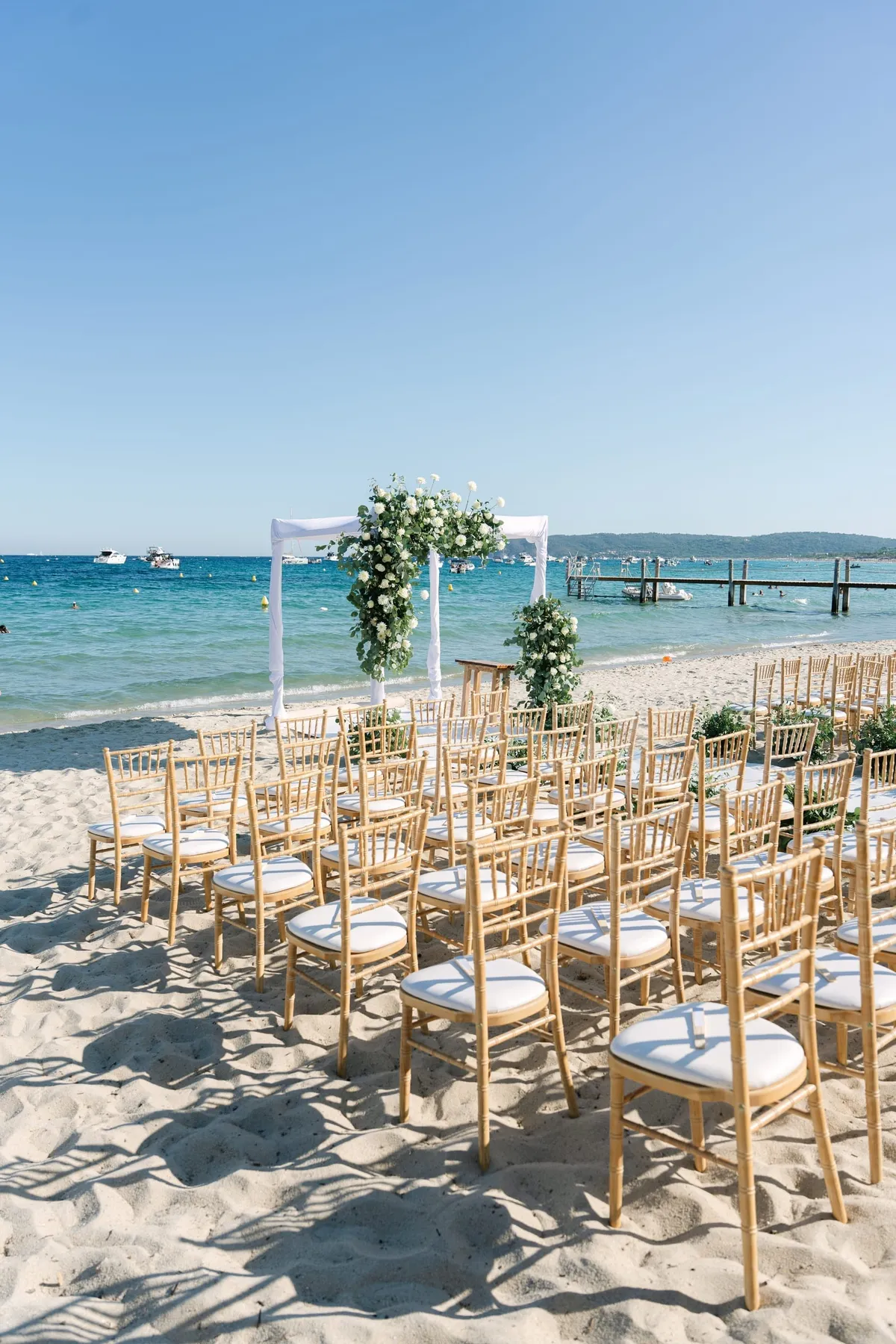 Saint-Tropez beach wedding