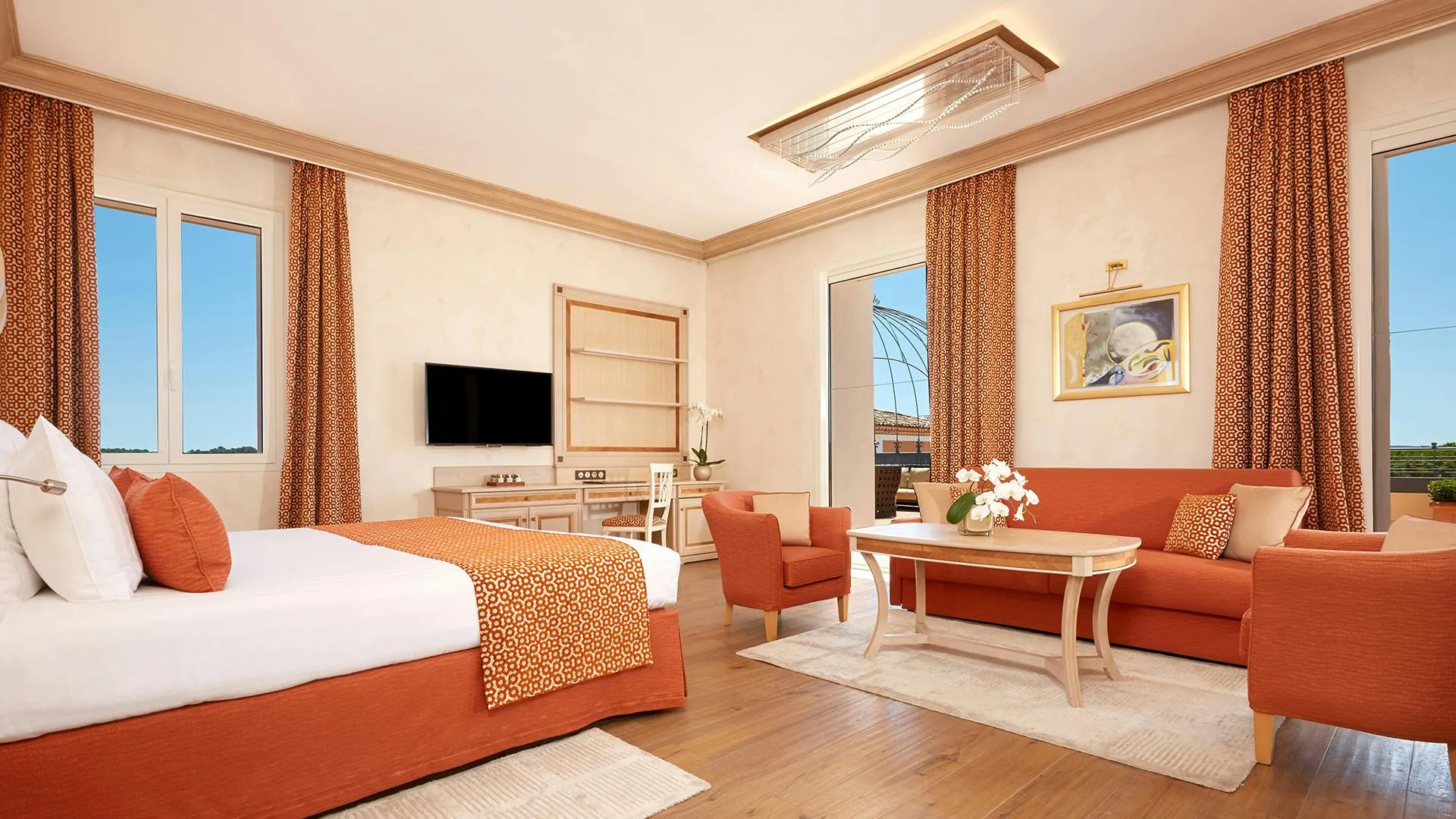 Terrace Suite at Chateau de la Messardiere