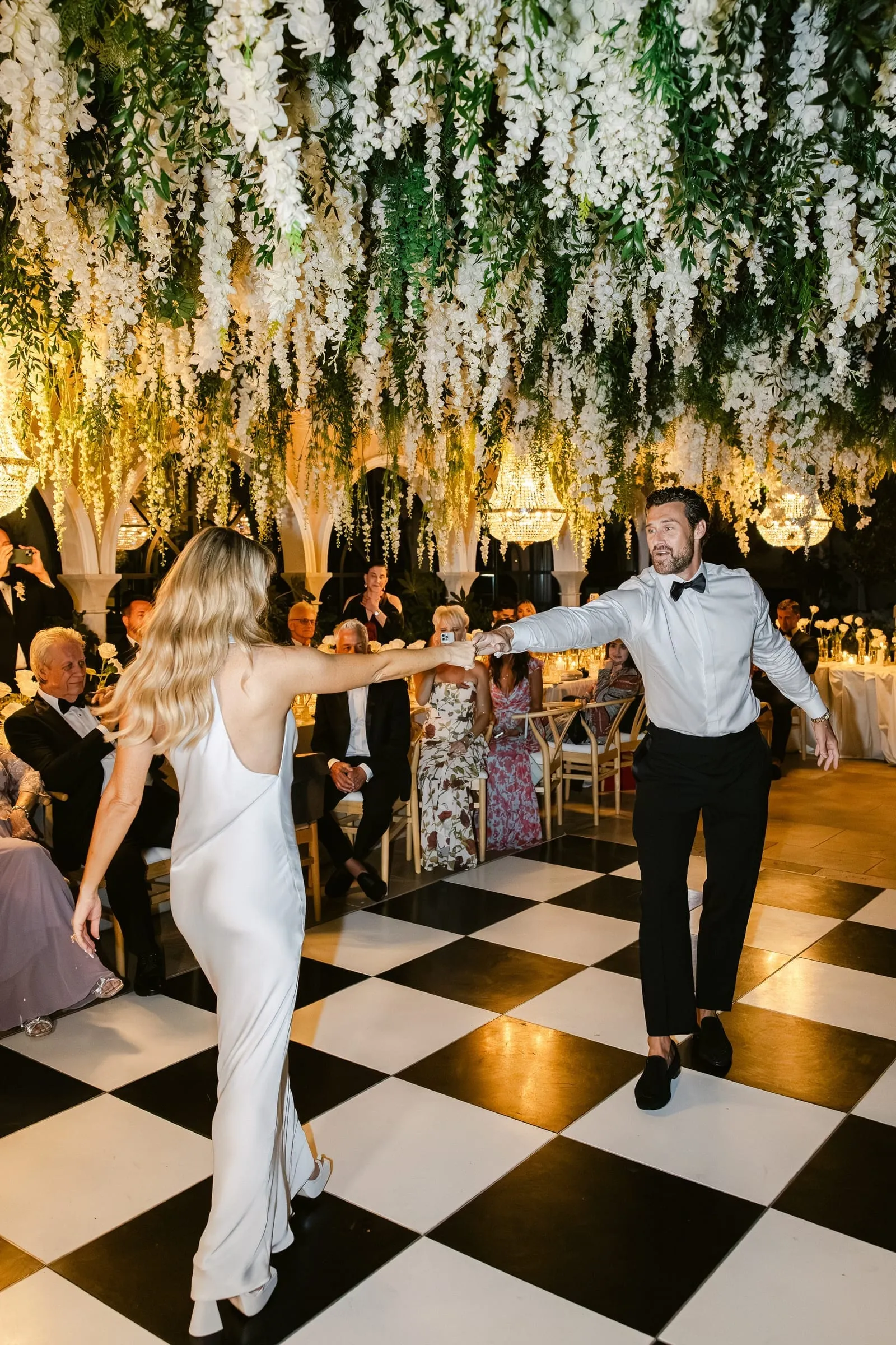 First dance at a Chateau de la Messardiere wedding