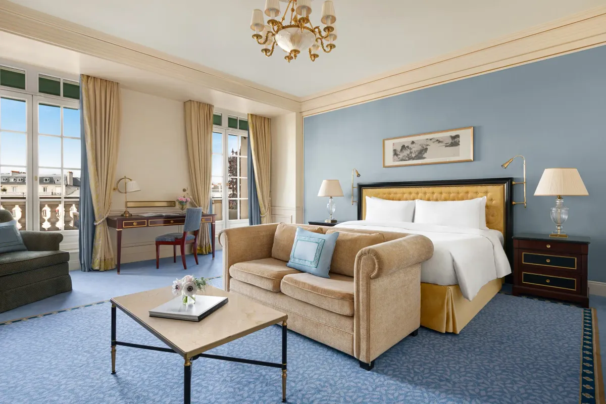 Shangri-La Paris wedding accommodation a Terrace Room
