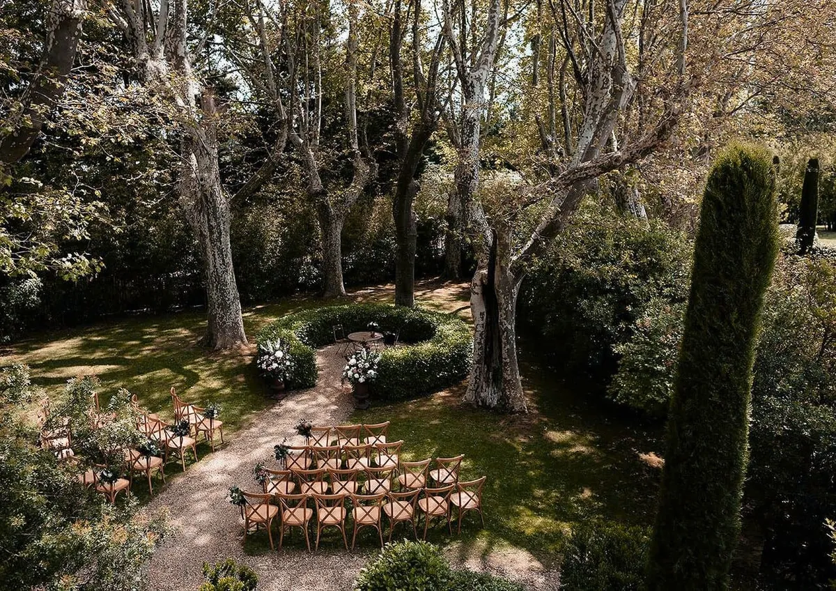 la bastide de laurence wedding ceremony