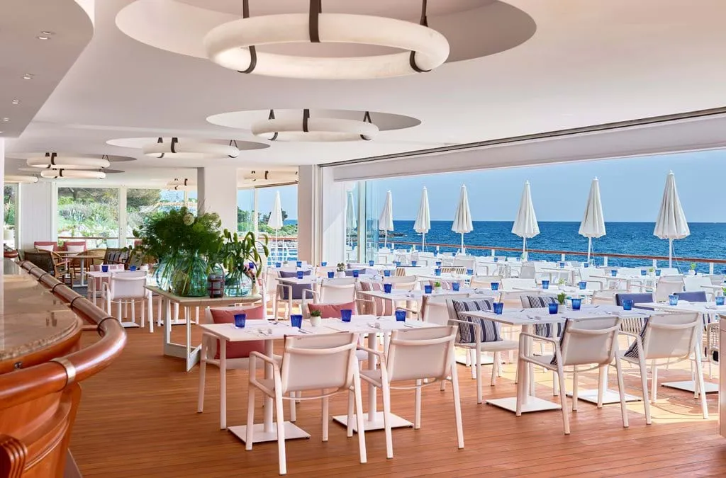 Hotel du Cap Eden Roc Grill for welcome dinner