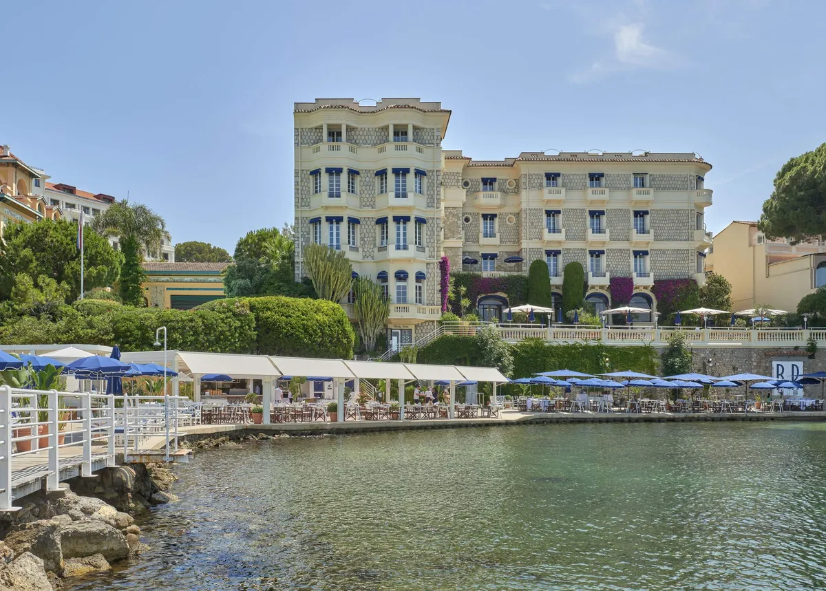 hotel belles rives terrace sea view wedding