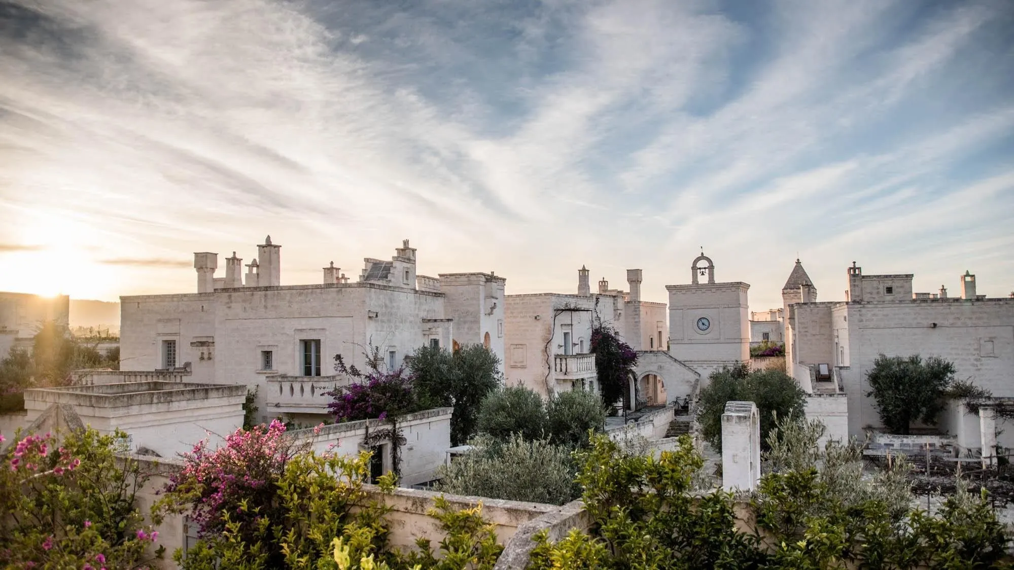 Borgo Egnazia wedding venue at sunrise