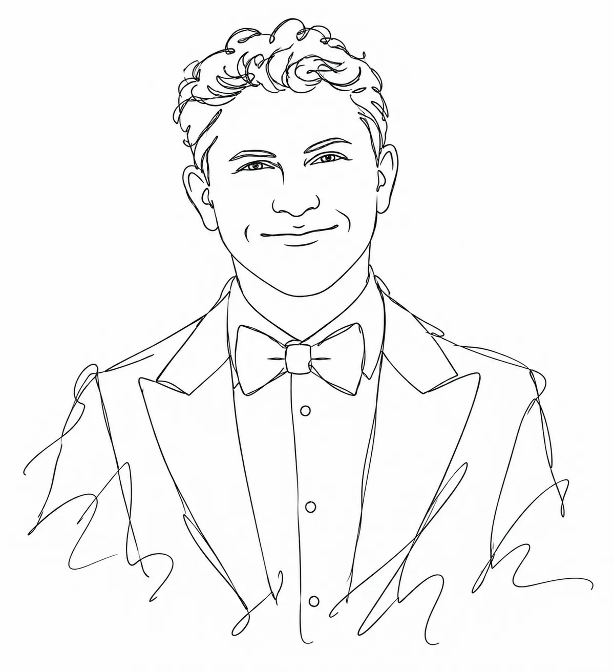 Line drawing of Max