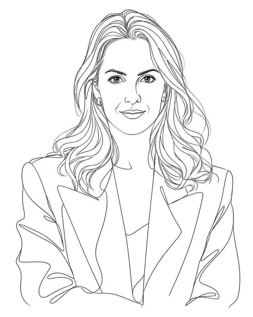Line drawing of Paola
