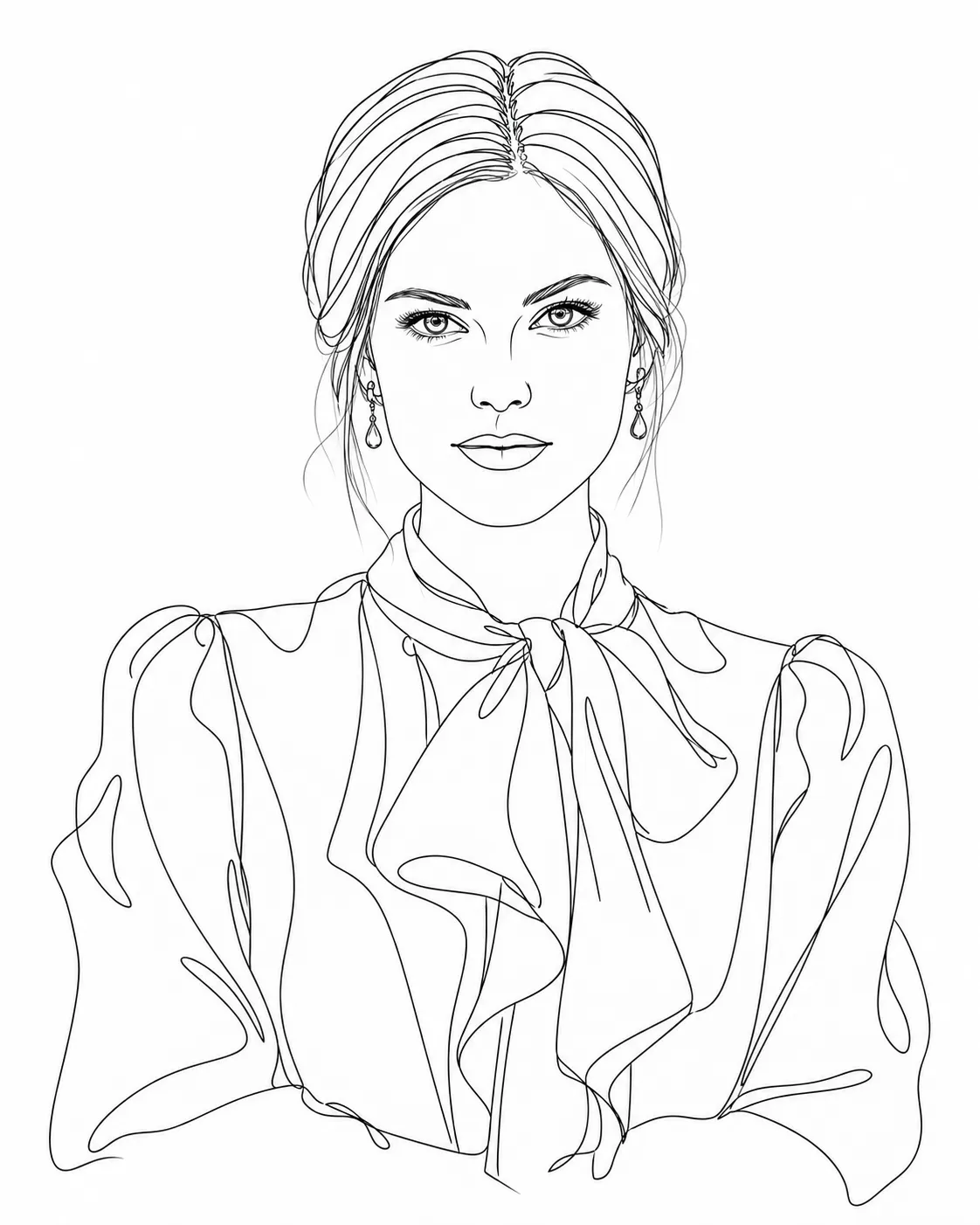 Line drawing of Rita