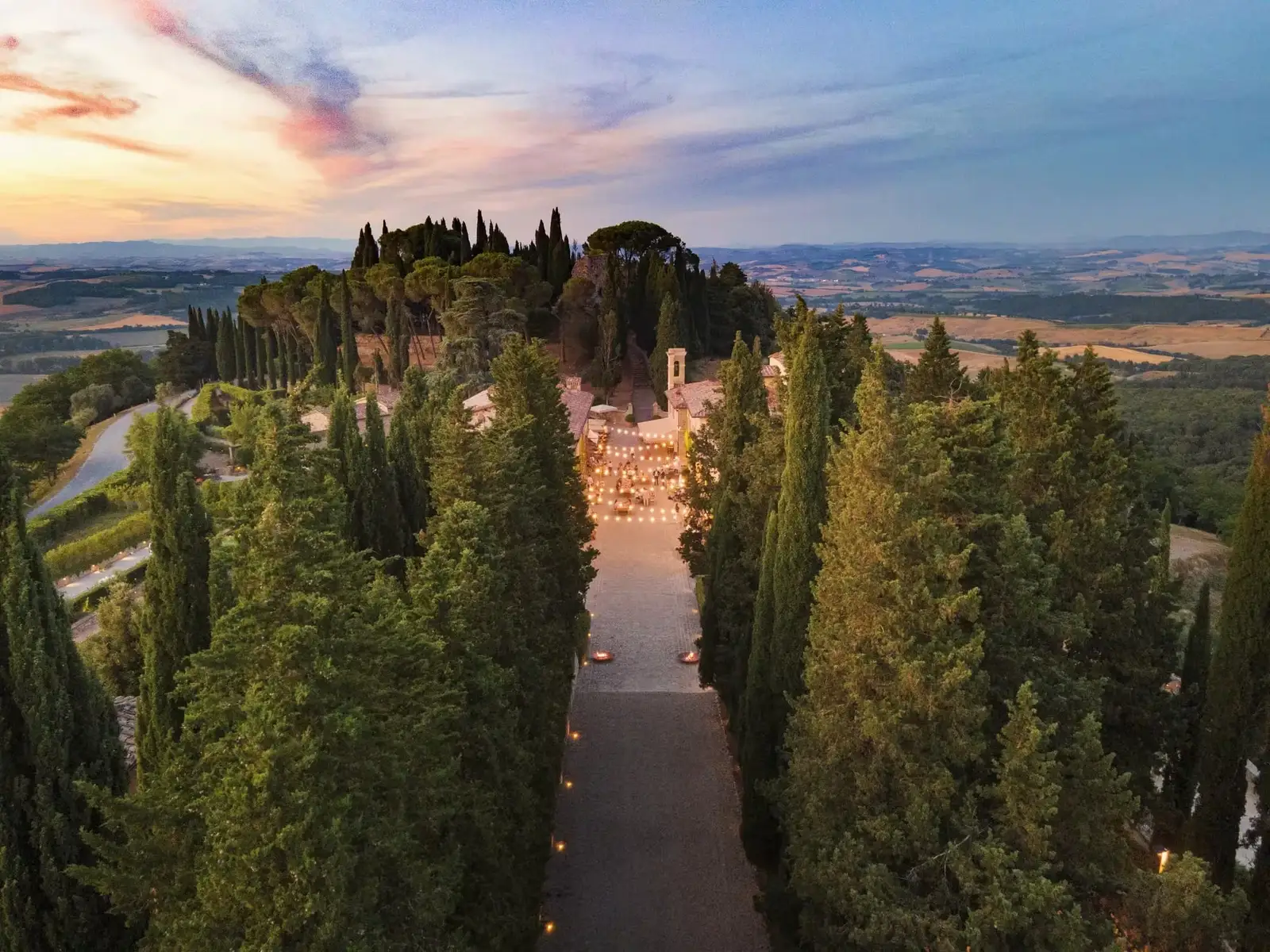 Rosewood Castiglion del Bosco wedding