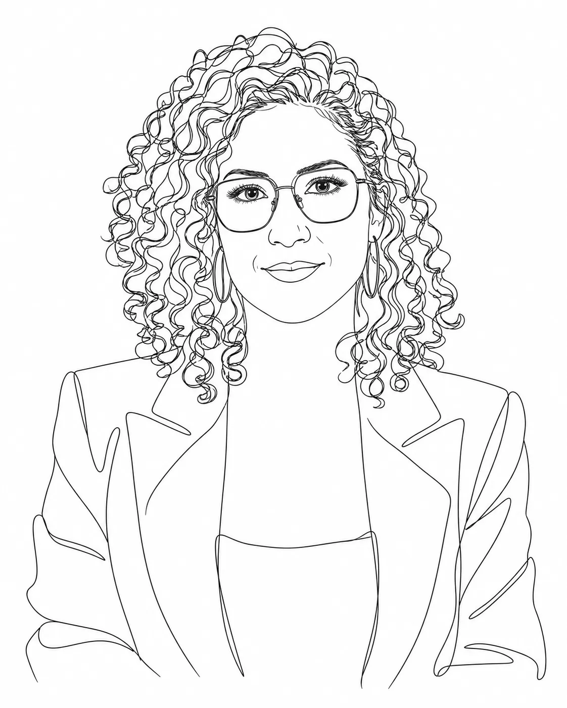 Line drawing of Sofia